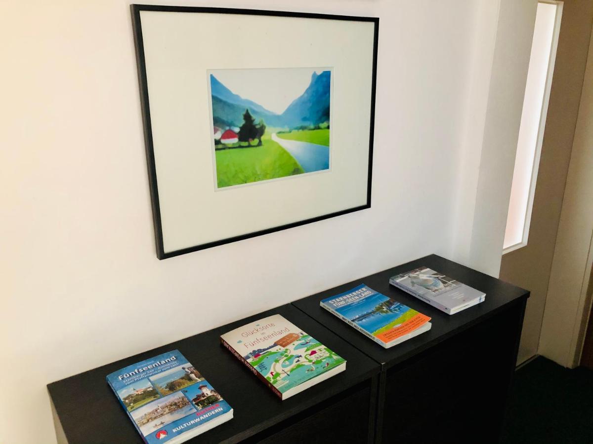 Charmante Ferienwohnung Mit Balkon Im 5-Seen-Land Hechendorf am Pilsensee Exteriér fotografie